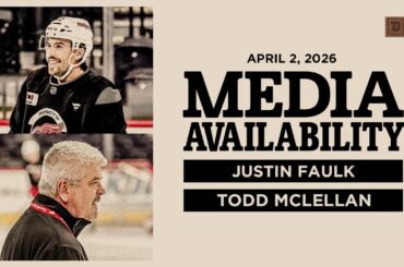 Justin Faulk & Todd McLellan Morning Skate @ PHI | April 2, 2026
