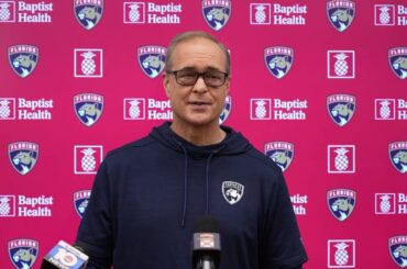 Paul Maurice, Panthers Morning Skate: New Look Cats Take on Boston Bruins in Sunrise