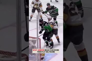 Wyatt Johnston MAKES HISTORY, New Stars Power Play Record