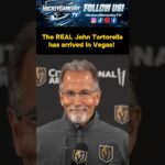 The Real John Tortorella has arrived, Vegas Golden Knights #NHL #Hockey #foryou #fyp #VGK