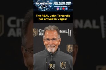 The Real John Tortorella has arrived, Vegas Golden Knights #NHL #Hockey #foryou #fyp #VGK