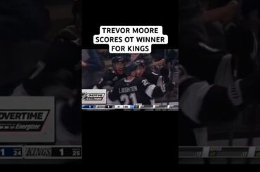 TREVOR MOORE SCORES OT WINNER FOR KINGS OVER BLUES
