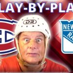 🔴 LIVE 🏒 Montreal Canadiens vs New York Rangers | Stanley Cup Playoff Race HEATS UP