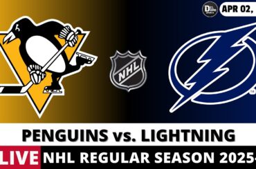 PITTSBURGH PENGUINS VS TAMPA BAY LIGHTNING LIVE 🏒 NHL Game Score Radio Play-by-Play