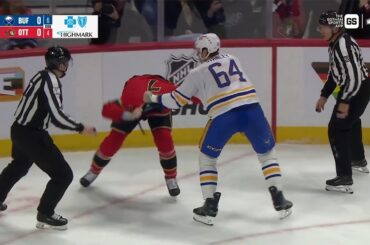 Brady Tkachuk Drops 🥊 Gloves 🥊 With Logan Stanley