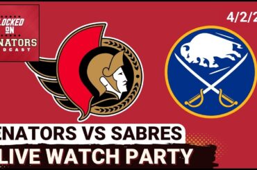 LIVE: Ottawa Senators vs Buffalo Sabres - NHL Watch Party - April 2, 2026