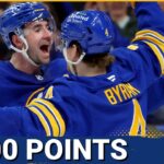 Buffalo Sabres reach ONE HUNDRED POINTS on the season as they take down the New York Islanders