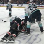 Logan Stanley Runs Over Philipp Grubauer