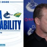 Adam Foote Pre-Game Media | Canucks at Wild (Apr 2, 2026)