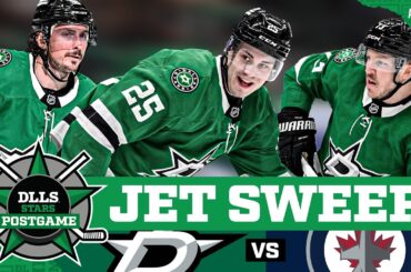 Jake Oettinger Perfect As Dallas Stars Shutout Winnipeg Jets 3-0 | DLLS STARS POSTGAME