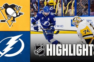 Penguins vs. Lightning | NHL Highlights | April 02, 2026