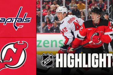 Capitals vs. Devils | NHL Highlights | April 02, 2026