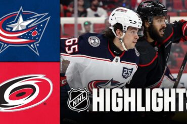 Blue Jackets vs. Hurricanes | NHL Highlights | April 02, 2026