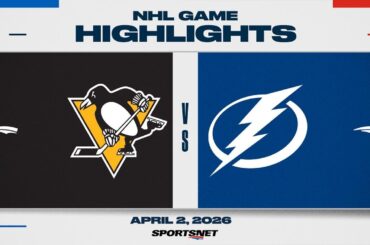 NHL Highlights | Penguins vs. Lightning - April 2, 2026