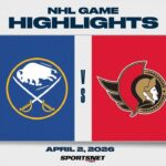NHL Highlights | Sabres vs. Senators - April 2, 2026