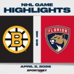 NHL Highlights | Bruins vs. Panthers - April 2, 2026