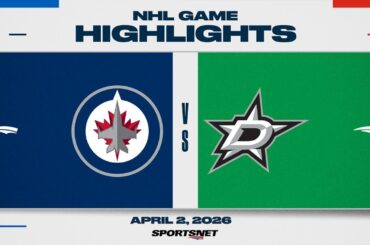 NHL Highlights | Jets vs. Stars - April 2, 2026