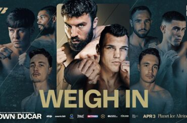 Pat Brown Vs Vasil Ducar | Weigh In *LIVE* | Matchroom Boxing
