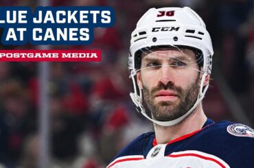 Head Coach Rick Bowness, Boone Jenner and Denton Mateychuk | Postgame Media