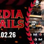 Dylan Cozens, Brady Tkachuk, Linus Ullmark, Travis Green Postgame Media vs BUF