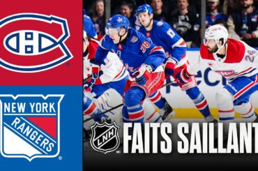 Canadiens vs Rangers 02/04/26 | Faits saillants
