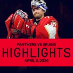 Bob shuts the door! | Panthers vs Bruins Highlights | 4.2.26