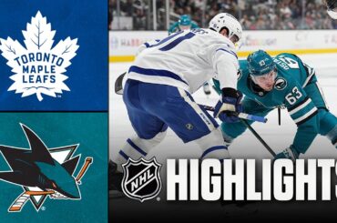 Maple Leafs vs. Sharks | NHL Highlights | April 02, 2026