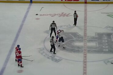 Laval Rocket Vincent Arseneau lands devastating knockdown punch to end fight vs. Springfield's Kessy