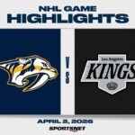 NHL Highlights | Predators vs. Kings - April 2, 2026