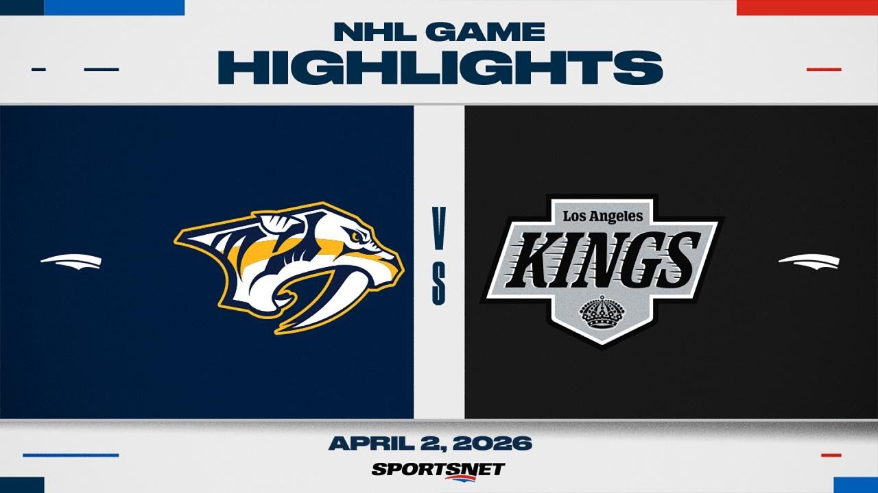 NHL Highlights | Predators vs. Kings - April 2, 2026
