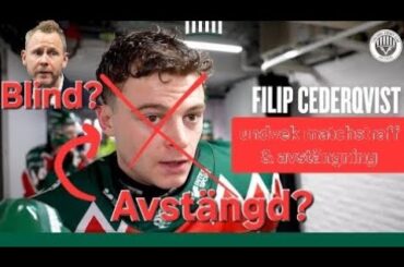 Filip Cederqvist matchstraff avstängning disciplinnämnden blundar Frölunda Luleå Hockey kvartsfinal