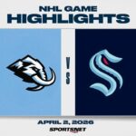 NHL Highlights | Mammoth vs. Kraken - April 2, 2026