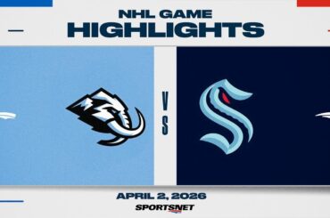 NHL Highlights | Mammoth vs. Kraken - April 2, 2026
