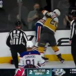 NHL Hockey fight - Cole Smith(Golden Knights) vs. Connor Murphy(Oilers)