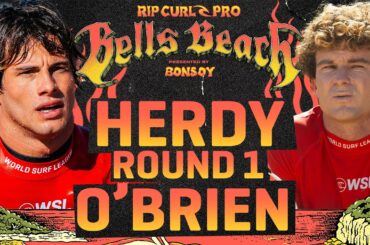 Mateus Herdy vs Liam O'Brien | Rip Curl Pro Bells Beach pres by Bonsoy 2026 - Round 1