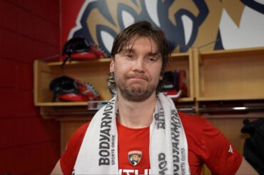 Sergei Bobrovsky Makes 15 Saves in the Third, Florida Panthers Beat Boston Bruins