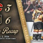 HIGHLIGHTS | Vegas Golden Knights 6, Calgary Flames 3 | April 2, 2026