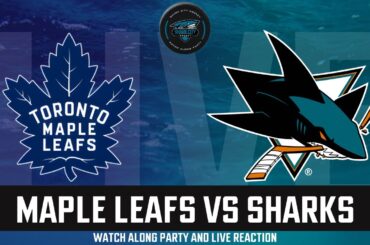 TORONTO MAPLE LEAFS VS SAN JOSE SHARKS LIVE WATCH PARTY