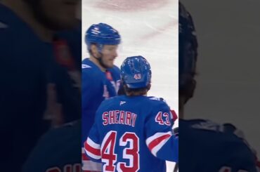 Sheary tips it in 🫡 #conorsheary #nhl #nyr #hockey #goal