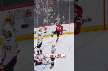 Quick. Clean. Jesp like that. #shorts #jesperbratt #njdevils #devilsvscapitals #nhl #hockey #bratter