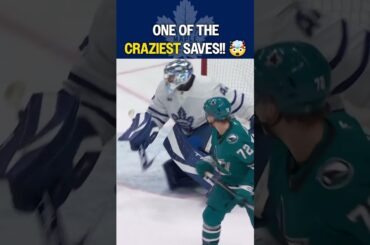 Defenseman Diving Save of the Year?? 🤯
