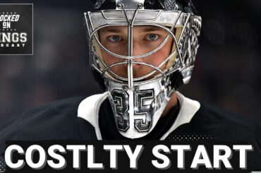 LA Kings drop out of a playoff spot as the team endures a terrible start from goalie Darcy Kuemper