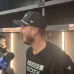 Anton Forsberg Postgame - Kings Beat Blues, 2-1 in OT
