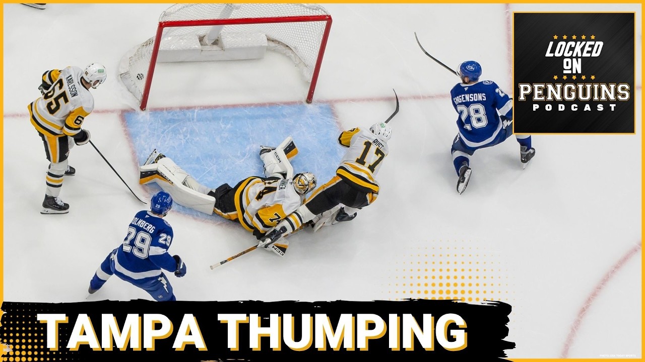 Penguins get crushed in Tampa ahead of HUGE B2B against the champs!