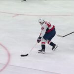Cole Hutson scores a goal against the New Jersey Devils