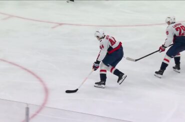 Cole Hutson scores a goal against the New Jersey Devils