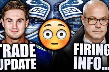 NILS HOGLANDER TRADE FUTURE REVEALED + MORE INFO ON PATRIK ALLVIN FIRING? VANCOUVER CANUCKS NEWS