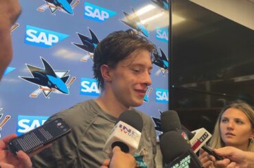 Graf on Scoring 20 Goals, Using Pride Tape | Sharks vs. Maple Leafs Post-Game (4.2.26)