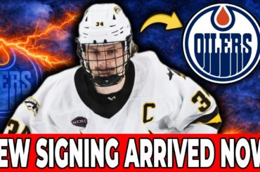 OFFICIAL! OILERS ANNOUNCE STRATEGIC SIGNING FOR THE CUP RUN! EDMONTON OILERS NEWS