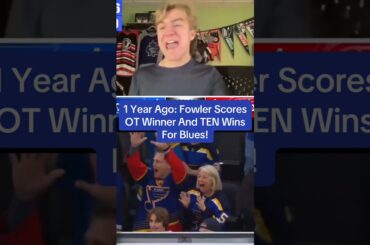 1 Year Ago Today: Cam Fowler OT Winner & 10 Straight Wins For Blues!!!